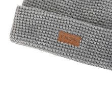 Load image into Gallery viewer, GRAY WAFFLE BEANIE